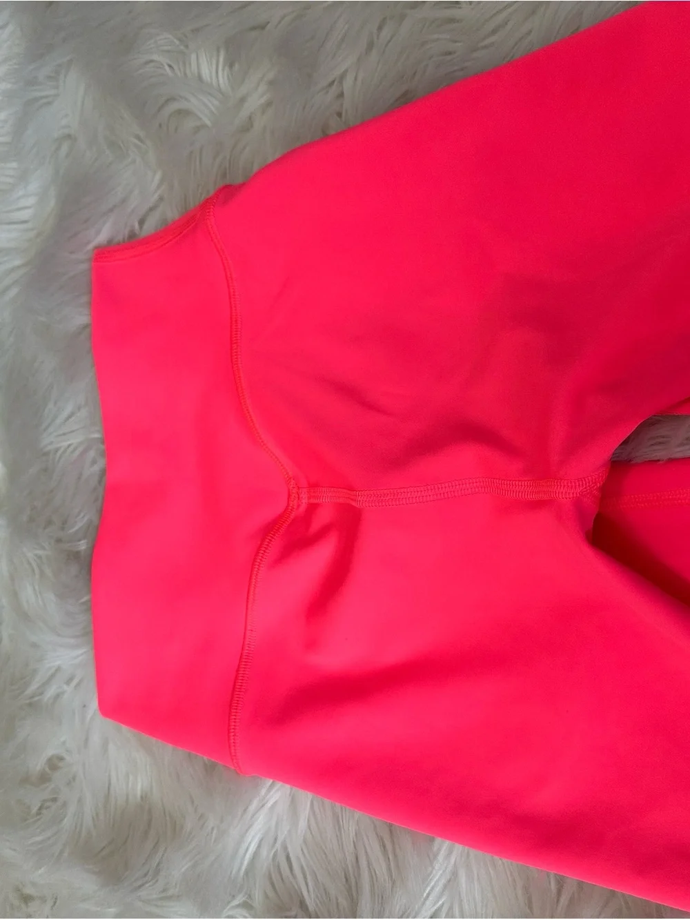 ALO Yoga Neon Pink High-Rise Bike Shorts